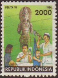 Indonesia 1994 Sc#1572 SG#2129 2000rp Medical Care Children