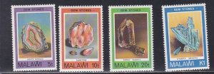 Malawi # 370-373, Minerals, Mint Hinged, 1/3 Cat.