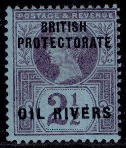 NIGERIA - Niger Coast Protectorate QV SG4, 2½d purple/blue, M MINT. Cat £16.