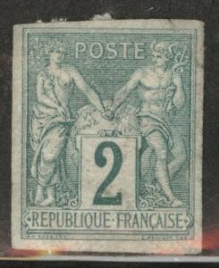 French Colonies Scott 30 Used 2c 1877