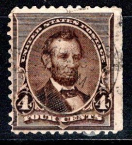 United States Scott # 222, used