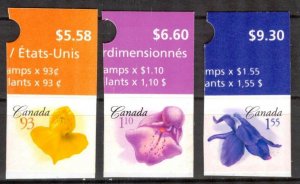 Canada 2006 Flowers Mi. 2385/7 MNH