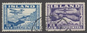 ICELAND C15,17 USED SET