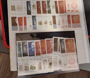 USSR 34 lenin Stamps plus tabs ussr 1970s' and more. #404