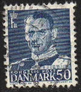 Denmark Sc #324 Used