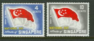 Singapore #   49-50  Mint VF NH  1960 set