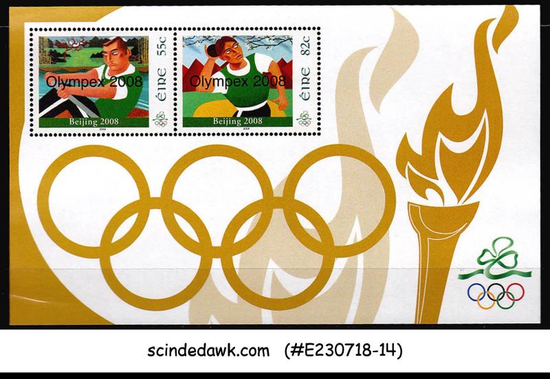 IRELAND - 2008 OLYMPIC GAMES - MINIATURE SHEET MINT NH