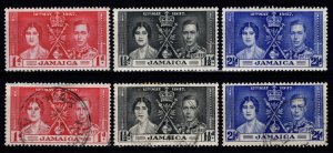 Jamaica 1937 George VI Coronation, Set [Unused/Used]