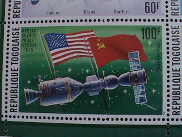 ​TOGO-1975-APOLLO-SOYOUZ -COOPORATION PROJET-MNH SHEET VF LIMITED EDITION-VF