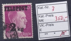 1944 Germany Feldpost Mi 4 MILITARY PARCEL POST