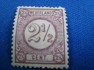 NETHERLANDS 1876 SCOTT # 37c    MH      (bs36)