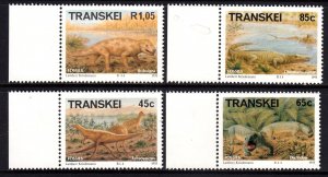 Transkei 1993 Prehistoric Animals Complete Mint MNH Set SC 287-290