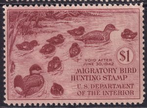 #RW8 Mint NH, F-VF, Light crease (CV $225 - ID39205) - Joseph Luft