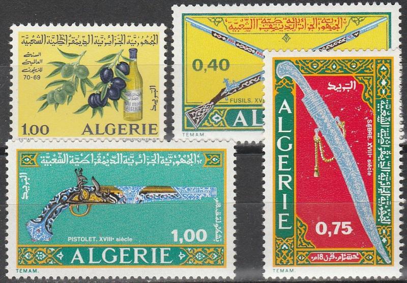 Algeria #442, 444-6  MNH  CV $7.25  (A11470)