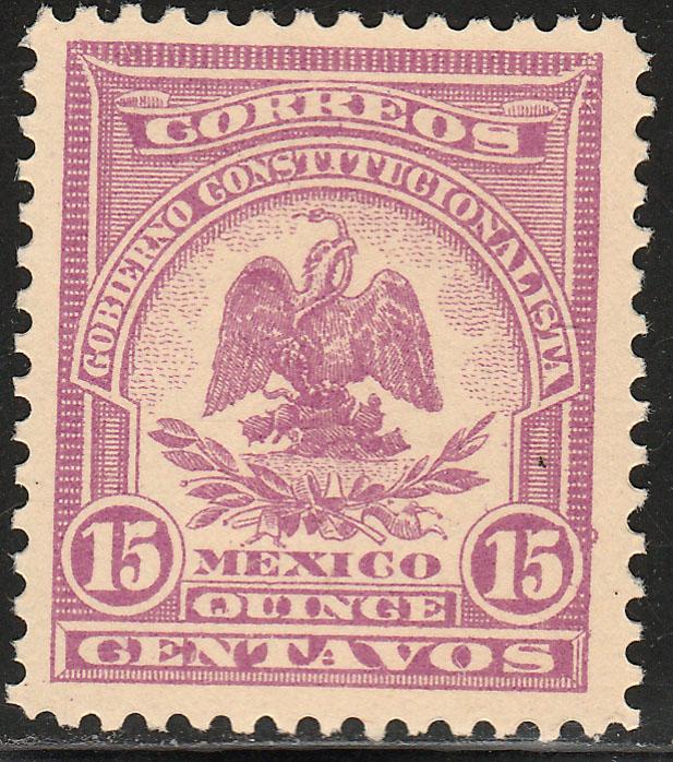 MEXICO 391, 15c DENVER ISSUE. UNUSED, H OG. F-VF.