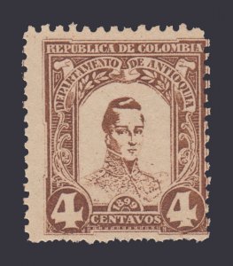 COLOMBIA-ANTIOQUIA 1899. SCOTT # 121. UNUSED