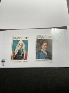 Iceland Scott #696-7 used