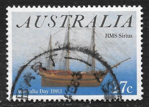 Australia #861 27c Australia Day - Ships - HMS Sirius