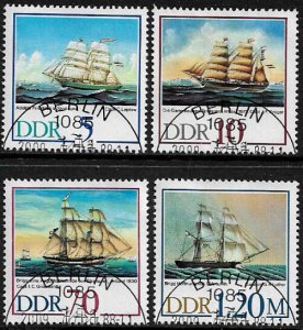 Germany: DDR #2703-6 Canceled Set - Ship Paintings