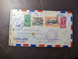 1947 Censored Costa Rica Airmail Cover Santa Cruz to West Germany