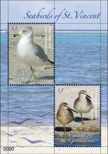 St. Vincent 2009 - SC# 3682 Seabirds, Birds, Fauna - Sheet of 2 Stamps - MNH