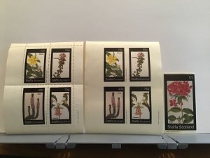 Staffa Scotland plant flowers Phlox Dillenia MNH stamps  R25313