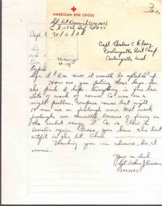 US - WWII Letter Red Cross Envelope Australia 1943