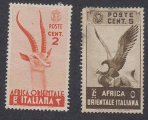 Italian East Africa - 1938 - SC 1-2 - MH/HR