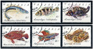 Tanzania #816-821 Short Set of 6 CTO