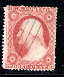 United States Scott # 10, used