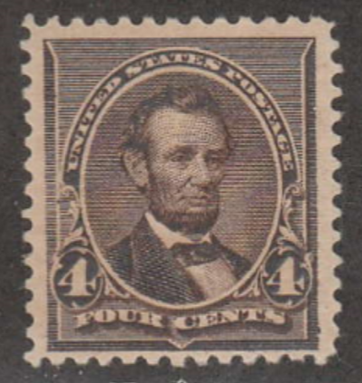 U.S. Scott #222 Lincoln Stamp - Mint Single