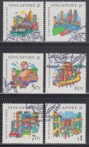 Singapore 1999 Tourism Stamps Set of 6 Fine Used