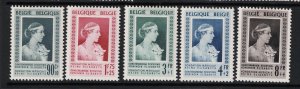 Belgium SC# B498 - B502 Mint Hinged / Few Hinge Rems - S18219