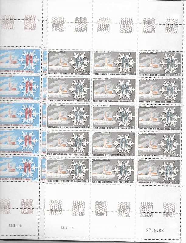 FSAT 105-6 MNH cpl.  set x 30,  vf . 2022 CV $ 30.00