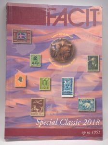 FACIT Special Classic 2018 Nordic Countries Stamp Catalog Up to 1951 Philatelic