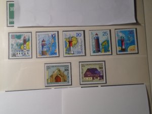 Germany  DDR   #  1645-49/ 1693/ B177  MNH