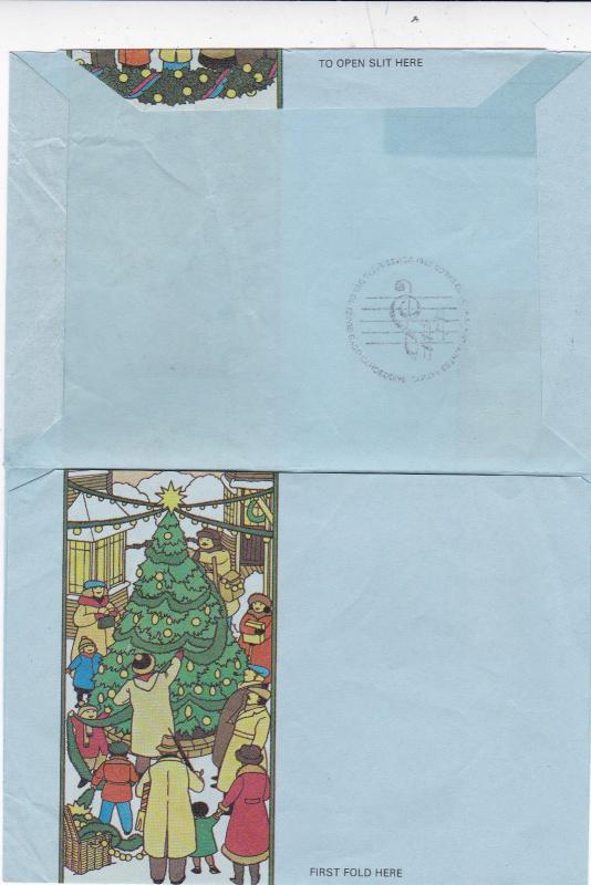 GB 1978 Christmas 10.5p Air letter First Day of Issue Bethlehem-Leicester VGC