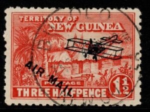 NEW GUINEA SG139 1931 1½d ORANGE-VERMILION FINE USED