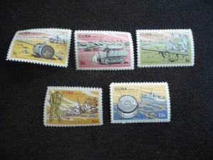 Stamps - Cuba - Scott# 984-988 - Mint Hinged Set of 5 Stamps