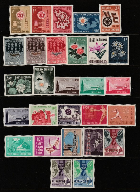 Vietnam (South) a mainly MNH lot