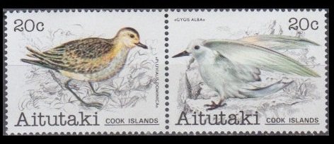 1981 Aitutaki 388-389Paar Birds 4,80 €