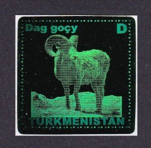 2008 Turkmenistan 248 Mt green Fauna - Mountain Goat  2,00 €