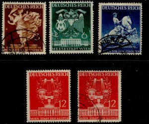 Germany #502-505 Vienna Fair Set Used / MH