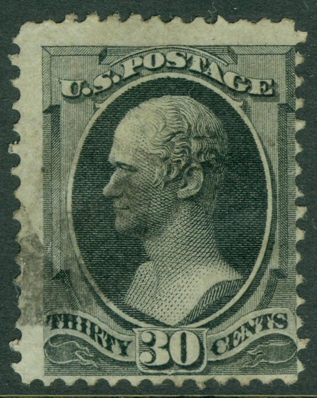 EDW1949SELL : USA 1870 Sc #154 Used Nice stamp w/light cancel PSAG Cert Cat $300