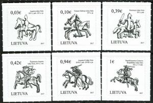 Lithuania #1094-99 MNH - Definitives set (2017)