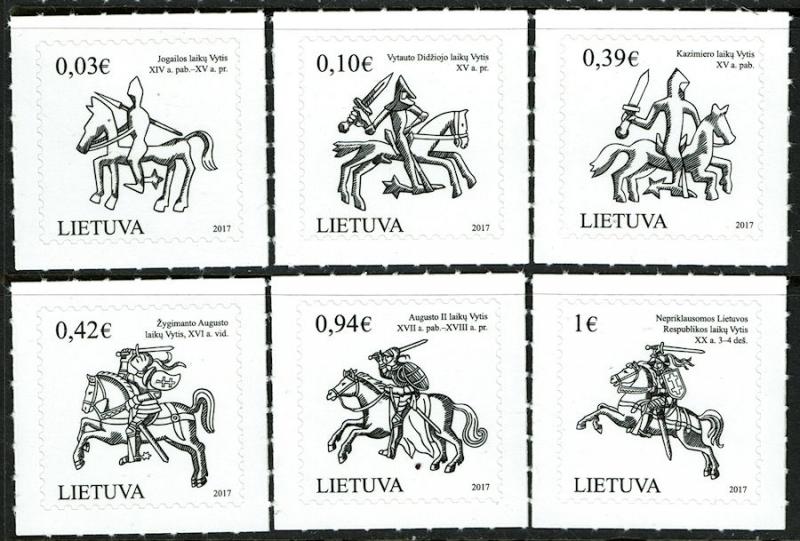 Lithuania #1094-99 MNH - Definitives set (2017)