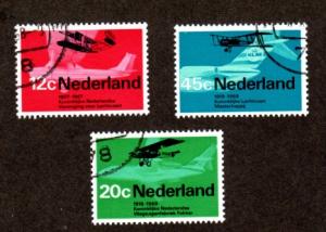 Netherlands # 455-457 Used!