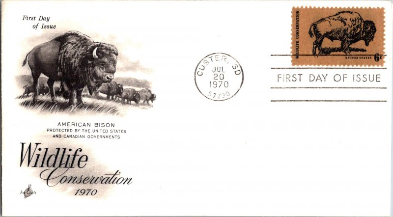 United States, United States First Day Cover, South Dakota