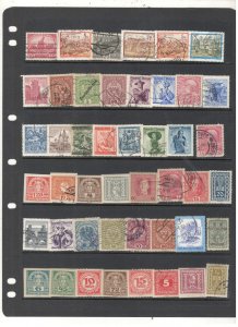 AUSTRIA COLLECTION ON STOCK SHEET MINT/USED