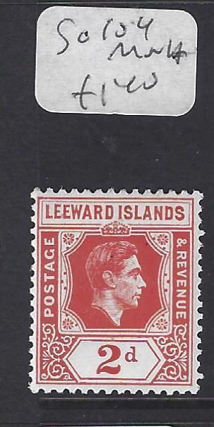 LEEWARD ISLANDS (P1710B) KGVI  2 D   SG  104     MNH